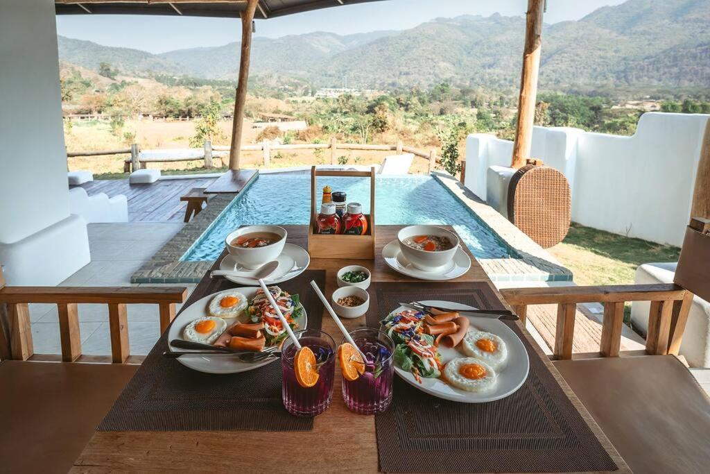 Elephantpoolvilla Maetang Chiangmai Ban Muang Kut Dış mekan fotoğraf